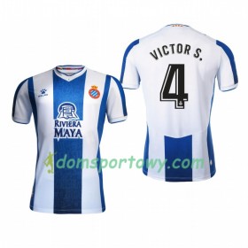 Koszulka RCD Espanyol Victor Sanchez 4 Domowe Koszulki Piłkarskie 2019-2020 Krótki Rękaw